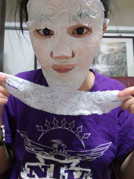 Hey蘋果肌女孩蕾絲拉提式面膜