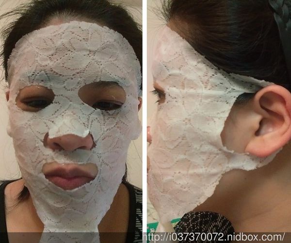 Hey蘋果肌女孩蕾絲拉提式面膜