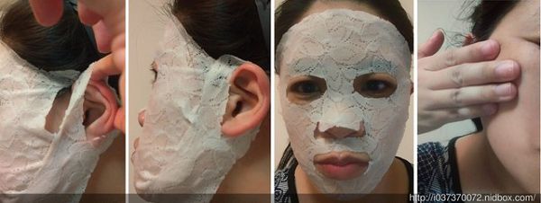 Hey蘋果肌女孩蕾絲拉提式面膜