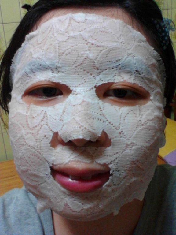 Hey蘋果肌女孩蕾絲拉提式面膜