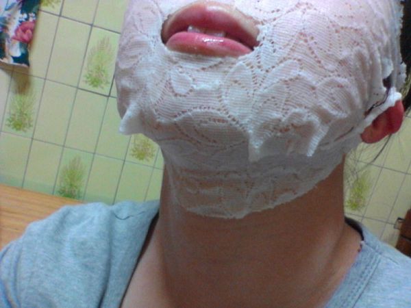 Hey蘋果肌女孩蕾絲拉提式面膜