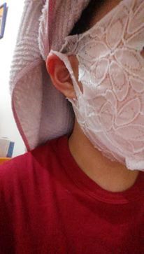 Hey蘋果肌女孩蕾絲拉提式面膜