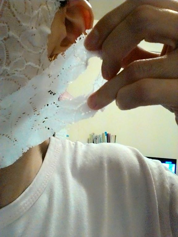 Hey蘋果肌女孩蕾絲拉提式面膜