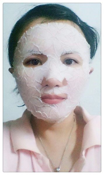 Hey蘋果肌女孩蕾絲拉提式面膜