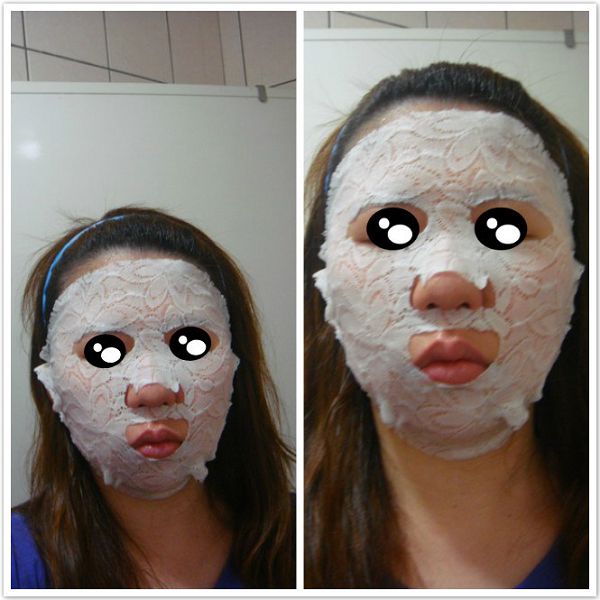 Hey蘋果肌女孩蕾絲拉提式面膜