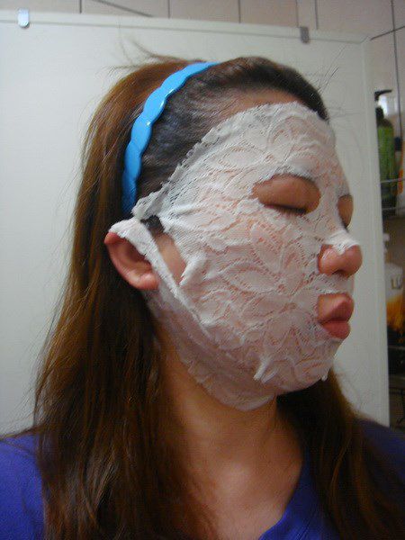 Hey蘋果肌女孩蕾絲拉提式面膜