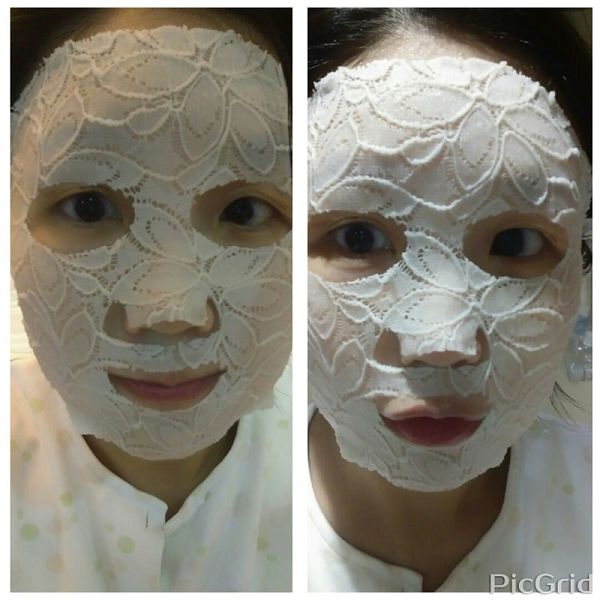 Hey蘋果肌女孩蕾絲拉提式面膜