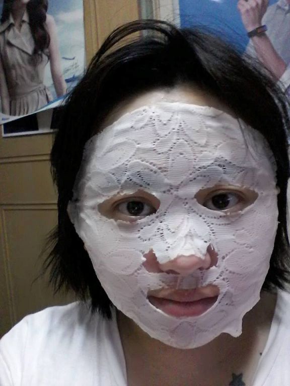 Hey蘋果肌女孩蕾絲拉提式面膜