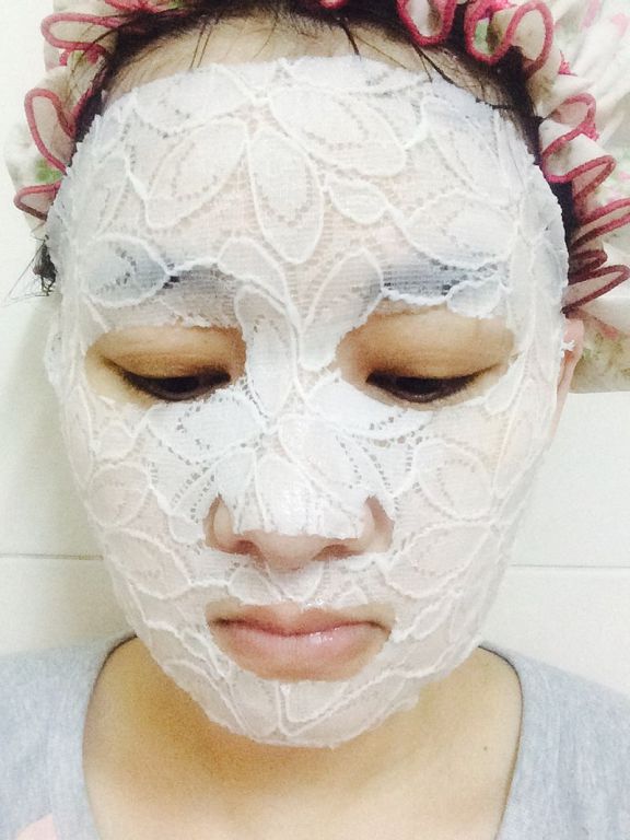 Hey蘋果肌女孩蕾絲拉提式面膜