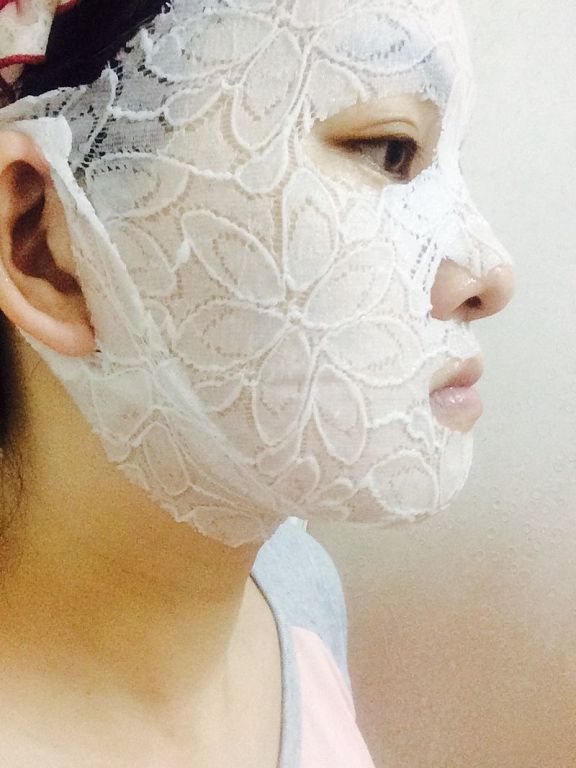 Hey蘋果肌女孩蕾絲拉提式面膜