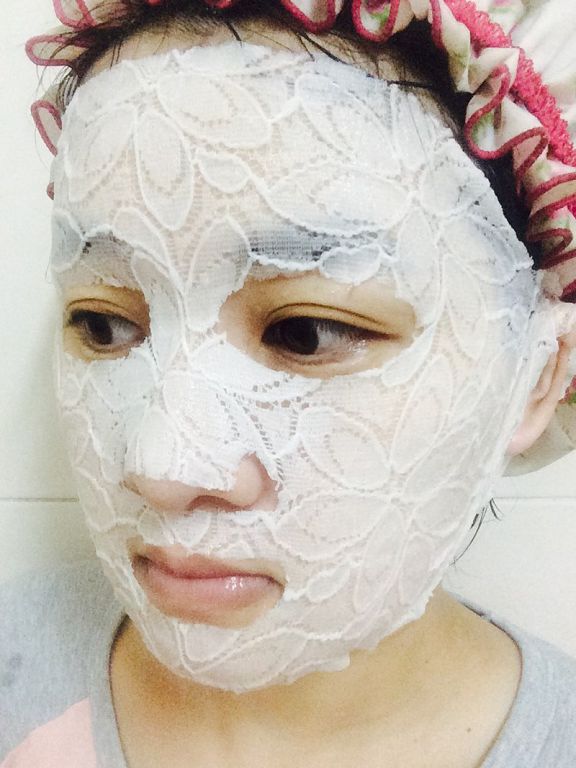 Hey蘋果肌女孩蕾絲拉提式面膜