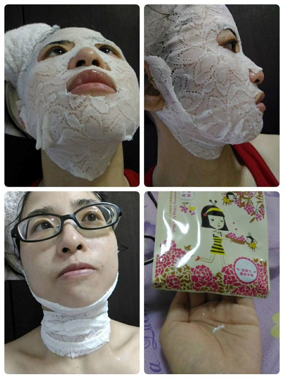 Hey蘋果肌女孩蕾絲拉提式面膜