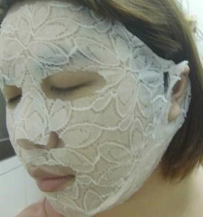 Hey蘋果肌女孩蕾絲拉提式面膜