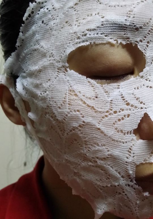 Hey蘋果肌女孩蕾絲拉提式面膜