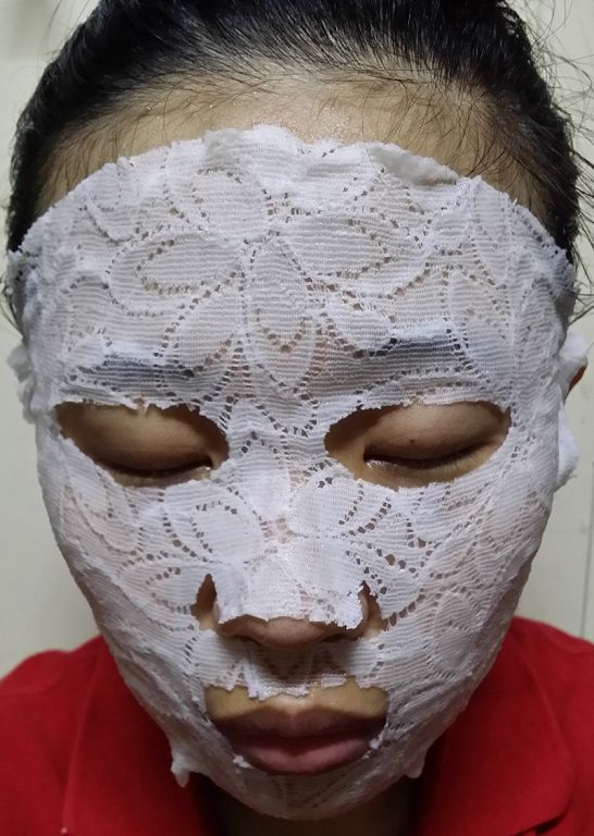 Hey蘋果肌女孩蕾絲拉提式面膜