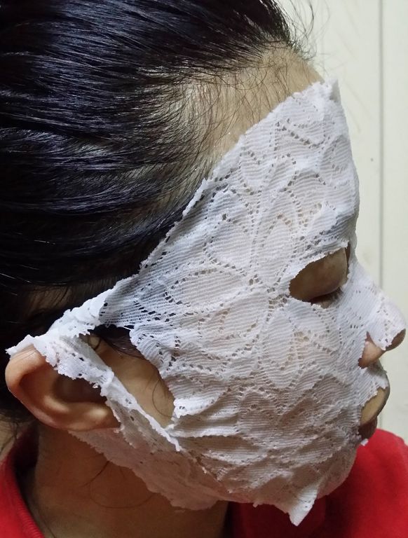 Hey蘋果肌女孩蕾絲拉提式面膜