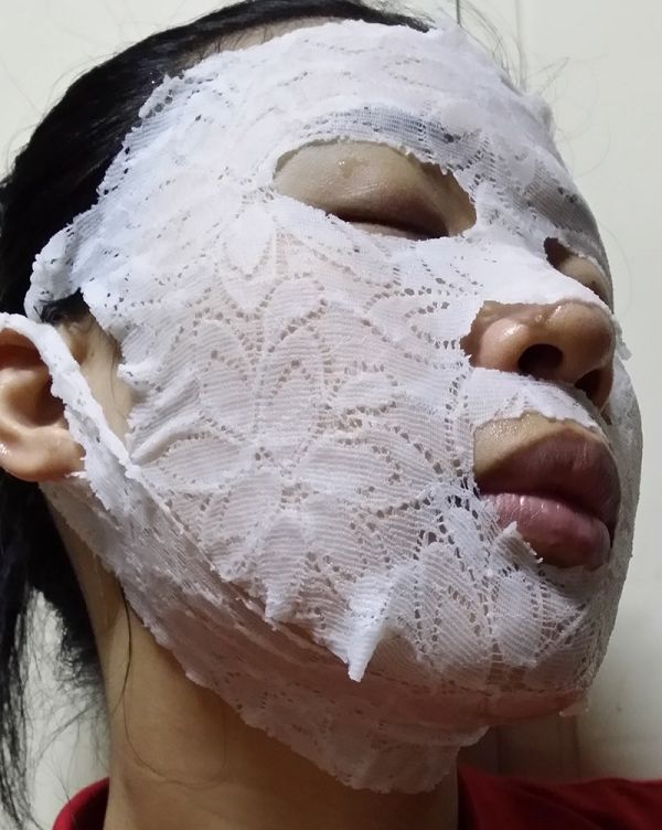 Hey蘋果肌女孩蕾絲拉提式面膜