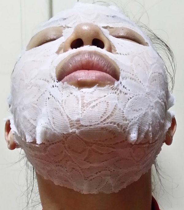 Hey蘋果肌女孩蕾絲拉提式面膜