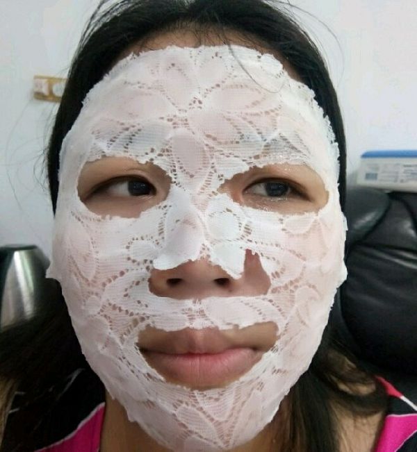 Hey蘋果肌女孩蕾絲拉提式面膜