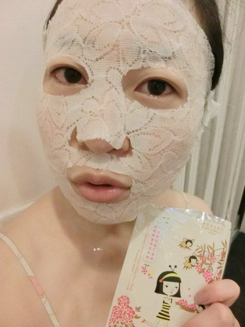 Hey蘋果肌女孩蕾絲拉提式面膜