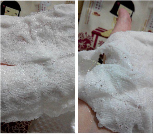 Hey蘋果肌女孩蕾絲拉提式面膜