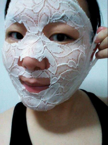 Hey蘋果肌女孩蕾絲拉提式面膜