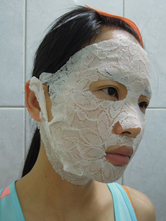 Hey蘋果肌女孩蕾絲拉提式面膜