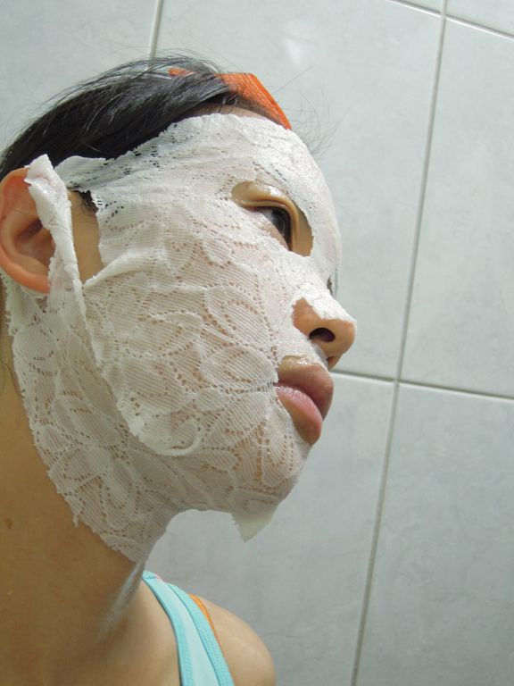 Hey蘋果肌女孩蕾絲拉提式面膜