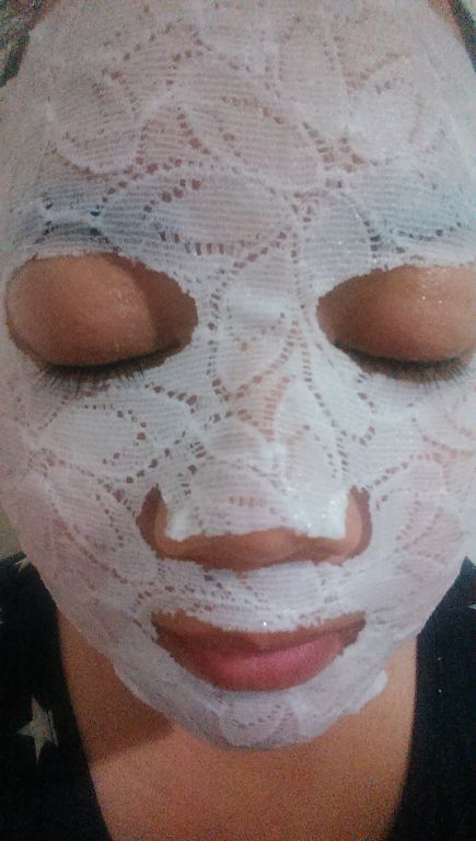 Hey蘋果肌女孩蕾絲拉提式面膜