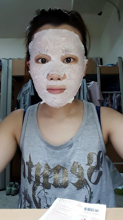 Hey蘋果肌女孩蕾絲拉提式面膜