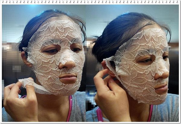 Hey蘋果肌女孩蕾絲拉提式面膜
