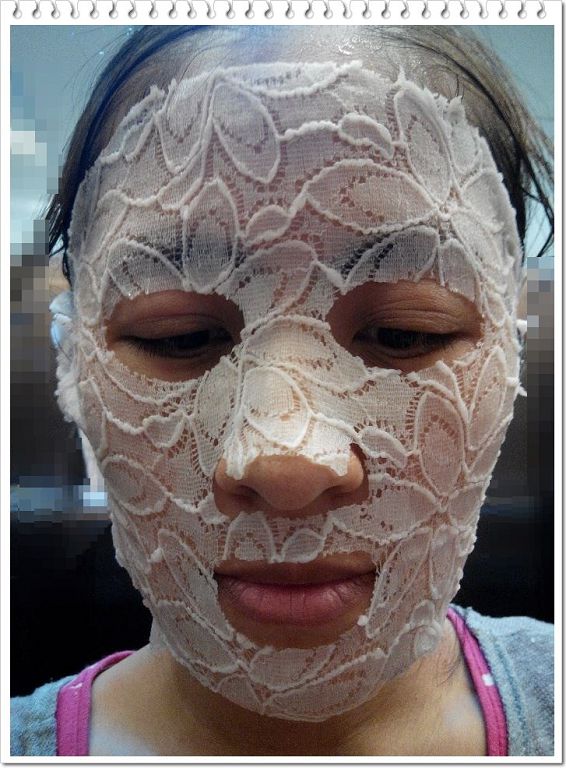 Hey蘋果肌女孩蕾絲拉提式面膜