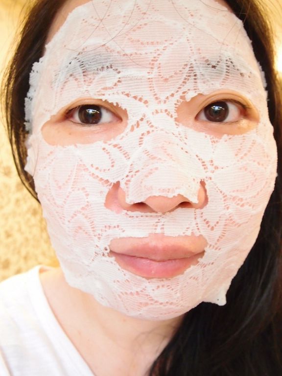 Hey蘋果肌女孩蕾絲拉提式面膜