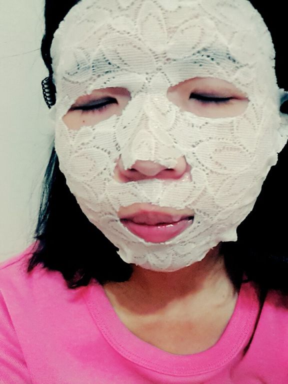 Hey蘋果肌女孩蕾絲拉提式面膜