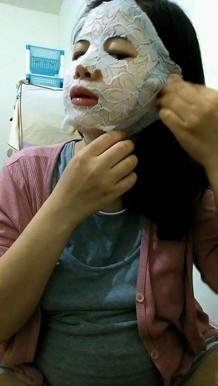Hey蘋果肌女孩蕾絲拉提式面膜