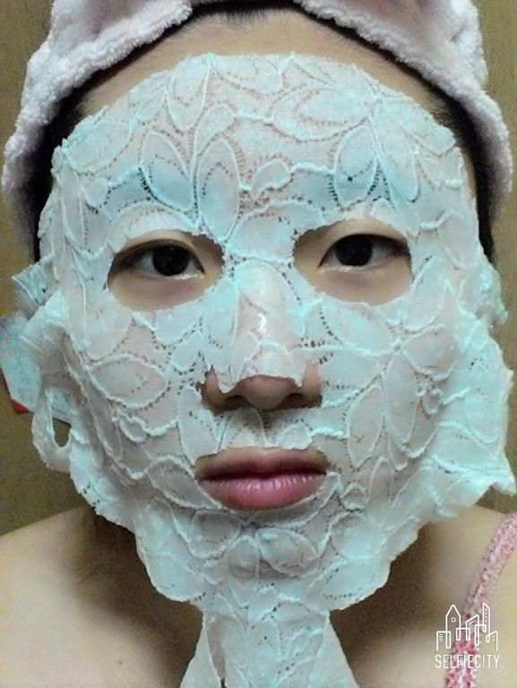 Hey蘋果肌女孩蕾絲拉提式面膜