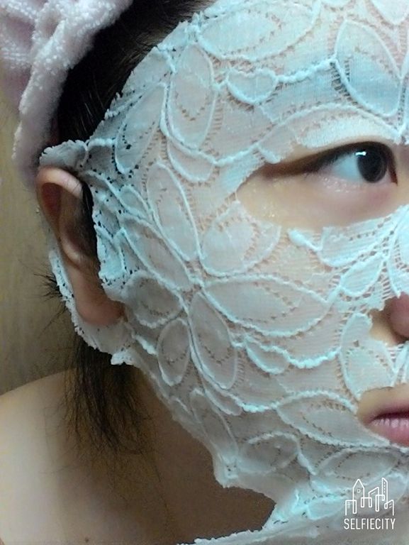 Hey蘋果肌女孩蕾絲拉提式面膜