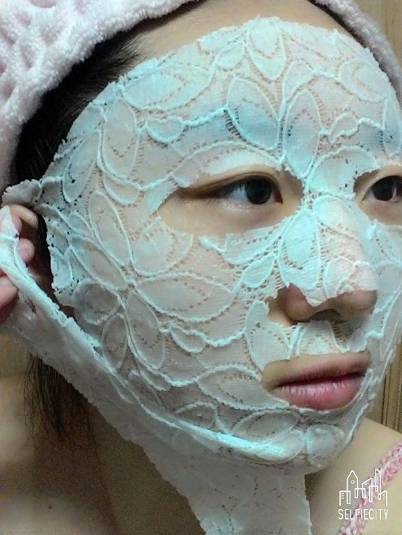 Hey蘋果肌女孩蕾絲拉提式面膜