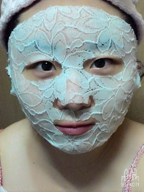 Hey蘋果肌女孩蕾絲拉提式面膜