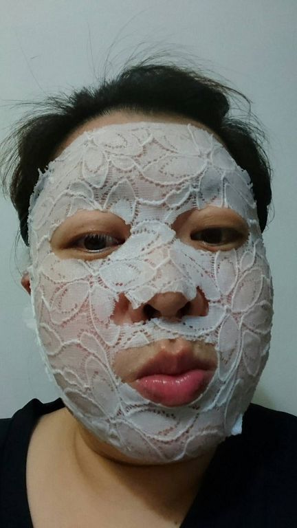 Hey蘋果肌女孩蕾絲拉提式面膜