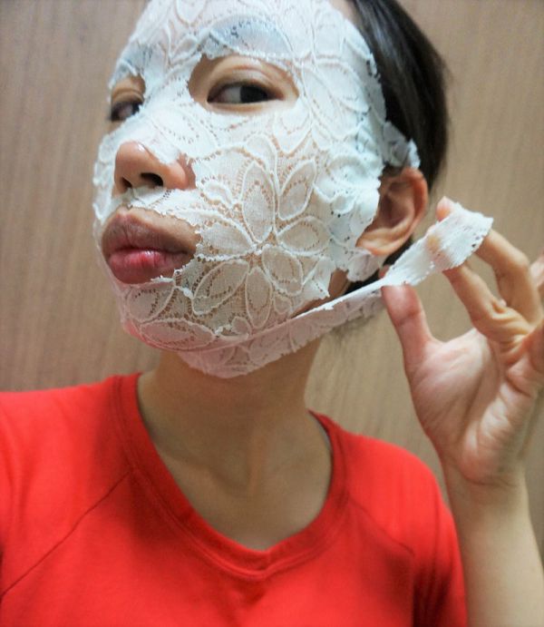 Hey蘋果肌女孩蕾絲拉提式面膜