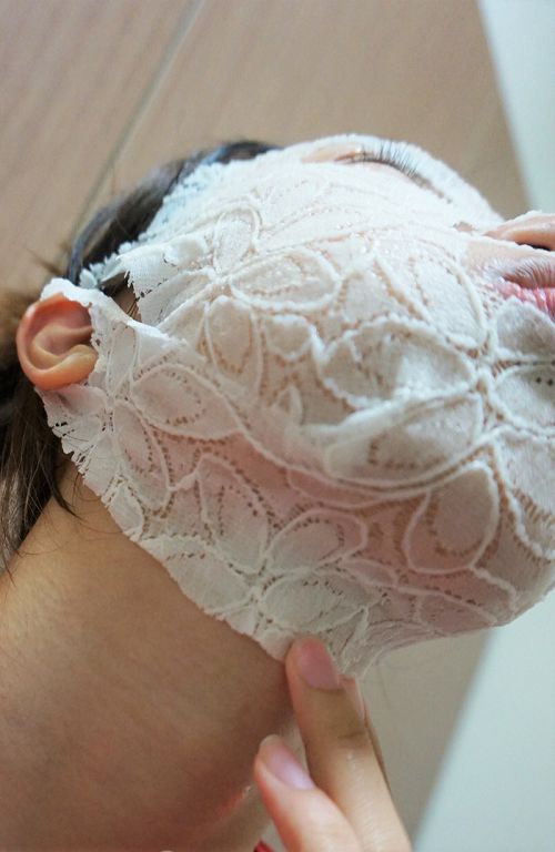 Hey蘋果肌女孩蕾絲拉提式面膜