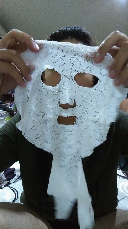 Hey蘋果肌女孩蕾絲拉提式面膜