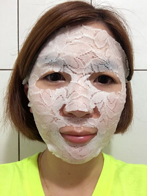 Hey蘋果肌女孩蕾絲拉提式面膜