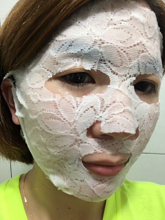 Hey蘋果肌女孩蕾絲拉提式面膜