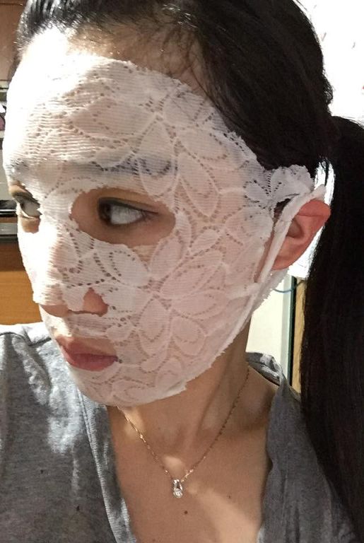 Hey蘋果肌女孩蕾絲拉提式面膜