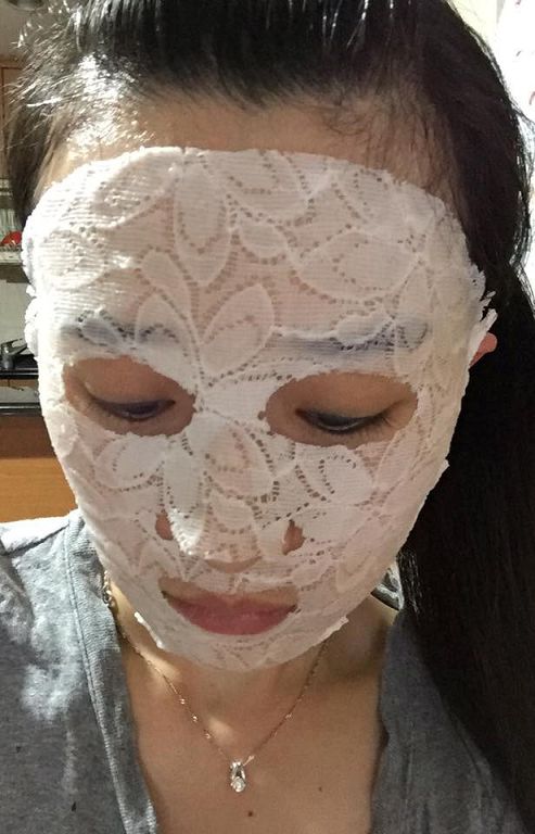 Hey蘋果肌女孩蕾絲拉提式面膜