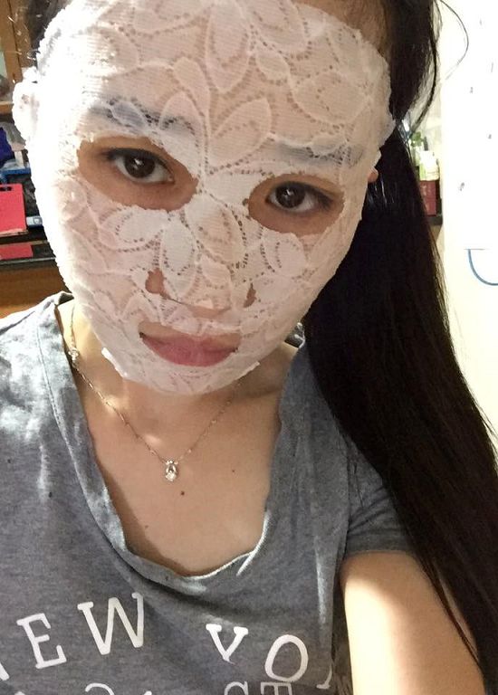 Hey蘋果肌女孩蕾絲拉提式面膜