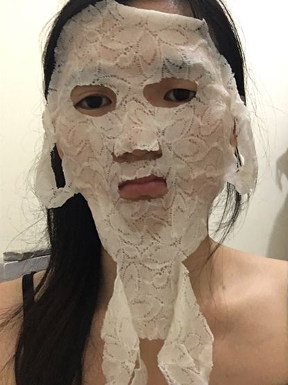 Hey蘋果肌女孩蕾絲拉提式面膜