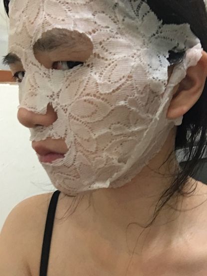 Hey蘋果肌女孩蕾絲拉提式面膜